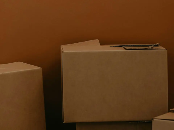 An image of moving boxes moving to Hamilton from Burlington.